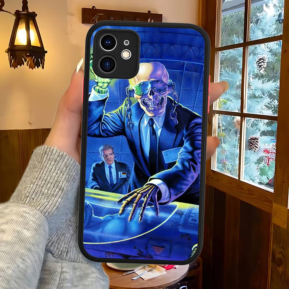 

M-Megadeth Logo For IPhone 11 12 13 14 15 16 Pro Max Plus Matte Translucent Phone Cover iphone 16 pro