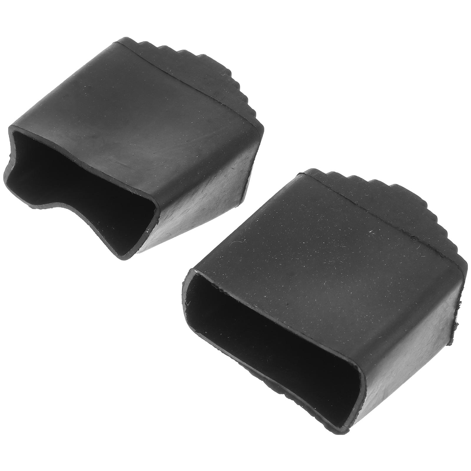 

2 Pcs Folding Ladder Feet Step Legs for Flooring Non-skid Pads Anti-slip Covers Protector Foot Tool Office чорний