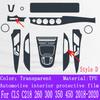For CLS C218 260 300 350 450 2018- Gearbox Panel Navigation Automotive Interior Screen Protective Film TPU Anti-Scratch