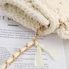Hyuna Fashionable Korean-Japanese Crochet Chain Crossbody Bag - Versatile Handmade Colorful Bag