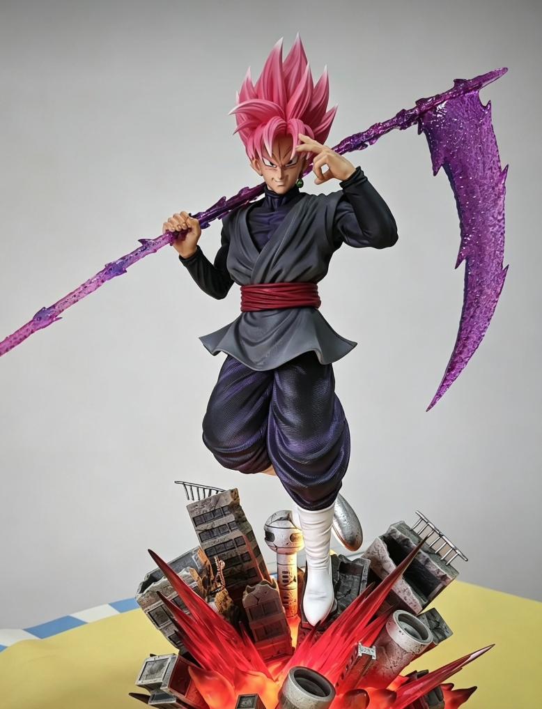 Hot JT Studio Dragon Ball 1/6 Goku Black ZamasuPVC Figure Statue Anime Collectible Model Home Decor Ornament Holiday & Xmas Gift