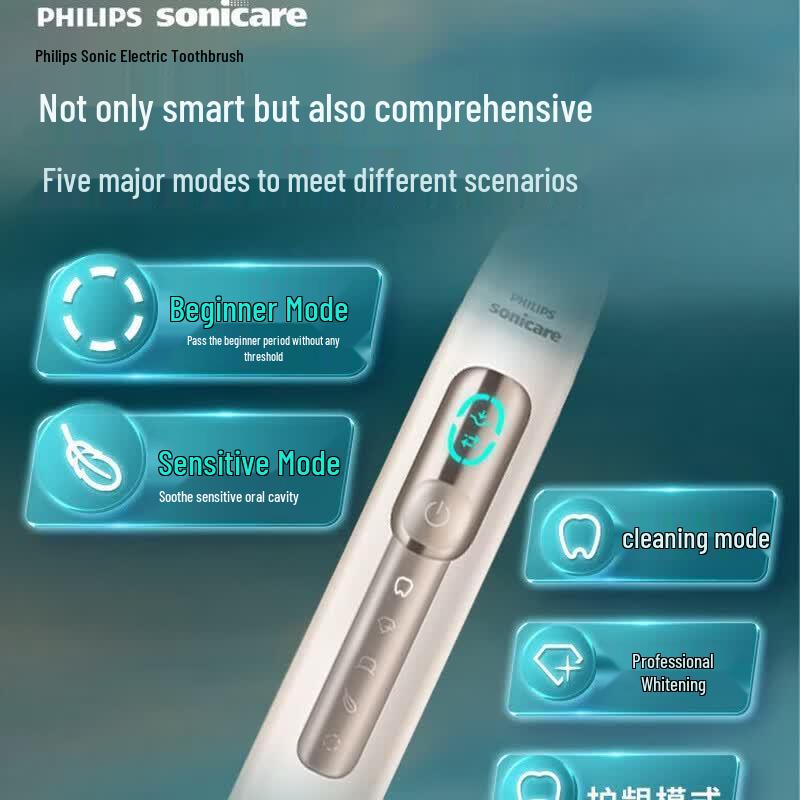 Philips Smart Voice AI Navigation Electric Toothbrush CN plug (adapter included)