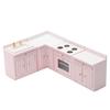 45669 Mini Doll House Kitchen Play Cabinets Cooking Table Sink Counter