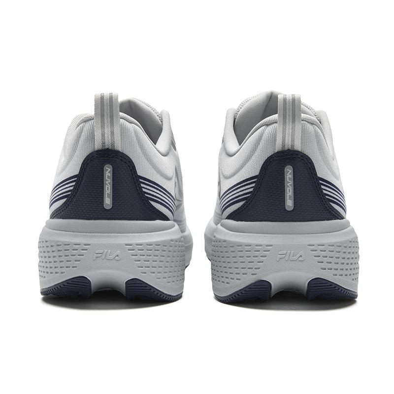 Fila Nuvole 3+ Run S Lightweight Breathable Cushioning Durable Low-Top Casual Training Running Shoes Men Sneaker Gray Blue A12M541108FOS