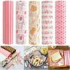 50Pcs/Lot Wax Paper Food Grade Grease Paper Food Wrappers Wrapping Paper For Bread Sandwich Burger Fries Oilpaper Baking Tools
