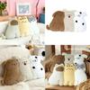 Plush Dog Bedside Pillow With Pp Cotton Filling For Kids And Teens
