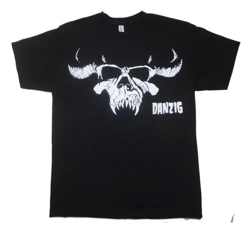 Unisex shirt Cotton Oversize Large Size New Danzig - Skull Horns - Camiseta S-4xl