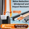 4m Casement Window Sealing Strip Soundproofing Windproof Insulation Strip Easy to Install Keep Warm Gap Sealer Winter