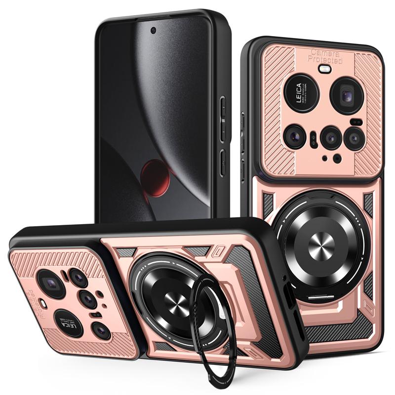 Heavy Duty Armor Case For Xiaomi 15 Ultra Mi 14 Ultra Protective Cover Ring Stand Holder Shockproof Fundas Coque Capa