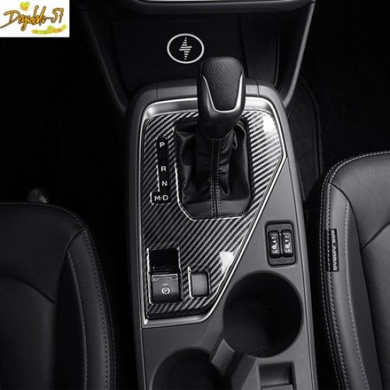ABS Carbon Fiber Gear Shift Panel Trim Cover For Subaru Crosstrek -2024