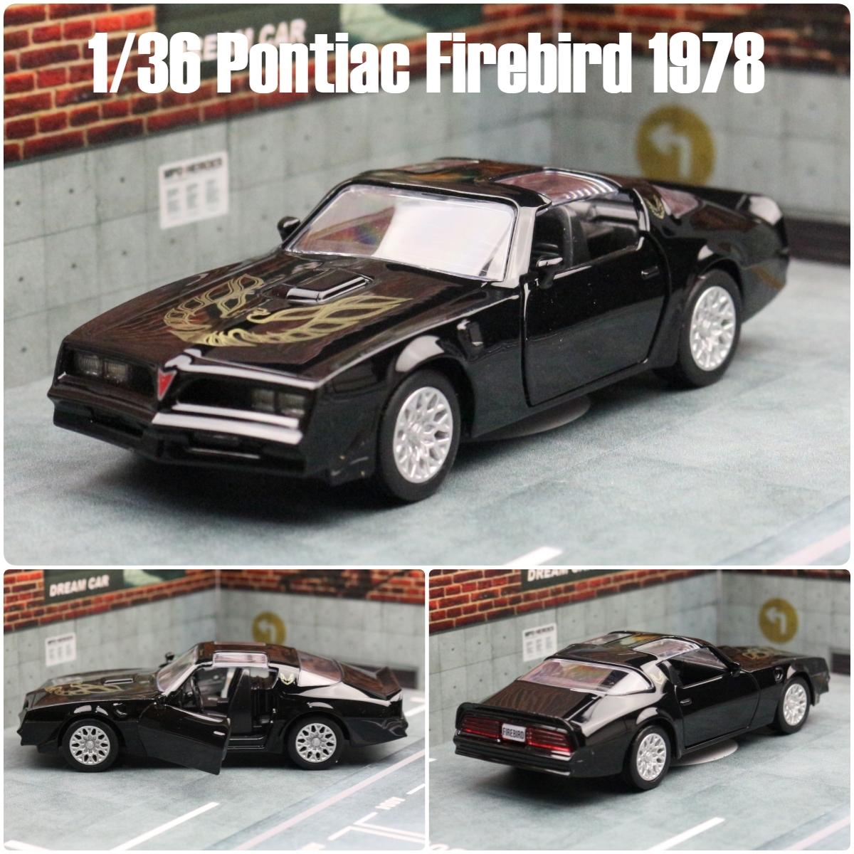 1/36 Pontiac Firebird Klassisches Spielzeugauto Modell Für Kinder Rmz City Druckguss Legierung Miniatur Pull-Back Sammlung Geschenk Für Jungen