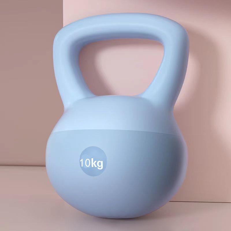 Soft Professional Kettlebell for Home Fitness, Squats, Shape Peach Buttocks, Unisex Dumbbell, Cast Iron