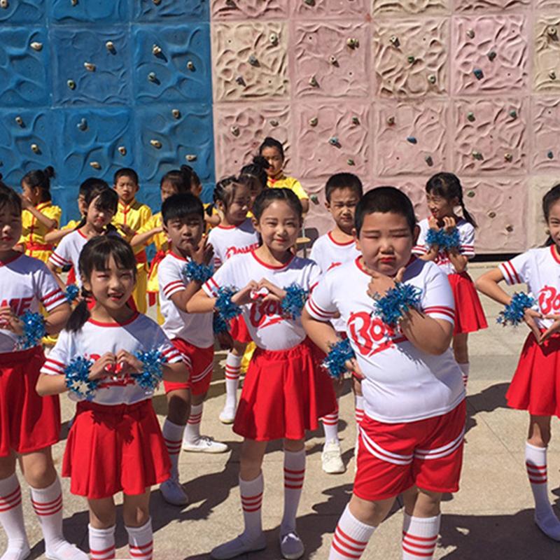 2Pcs Kids Game Pom Poms Apply To Sports Game 27 Styles Practical Cheerleading Cheering Flower Ball Sports Games Bracelet