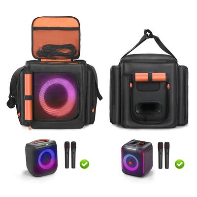For JBL Partybox Encore Essential 2 Portable Speaker Dust Case Large Capacity Speaker Carry Bag with Mic Pocket Encore Essential