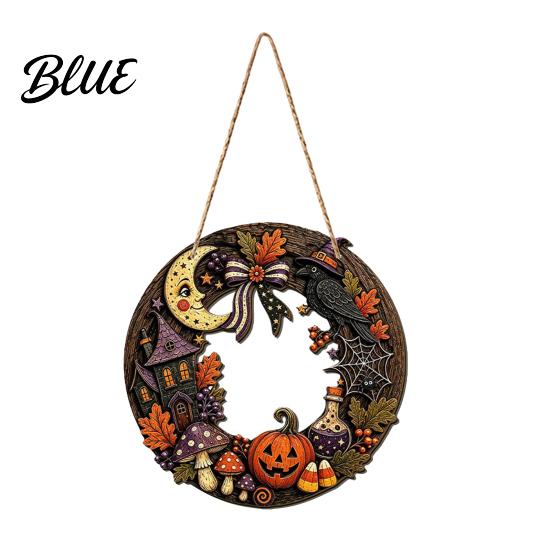 Party Background Hanging Ornaments Halloween Wooden