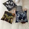 Heavy Rock Band-Napalms-Deaths Pillow Covers Cartoon Sofa Decorative Home Double-sided Printing Short Plush Cute Cushion Cover