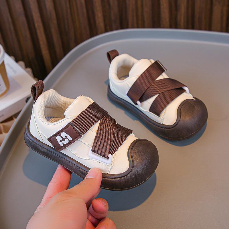 Korean Version of Children's Sports Shoes Spring and Autumn New Versatile Boys' Casual Shoes Girls' Single Shoes Soft-soled Baby Toddler Shoes
