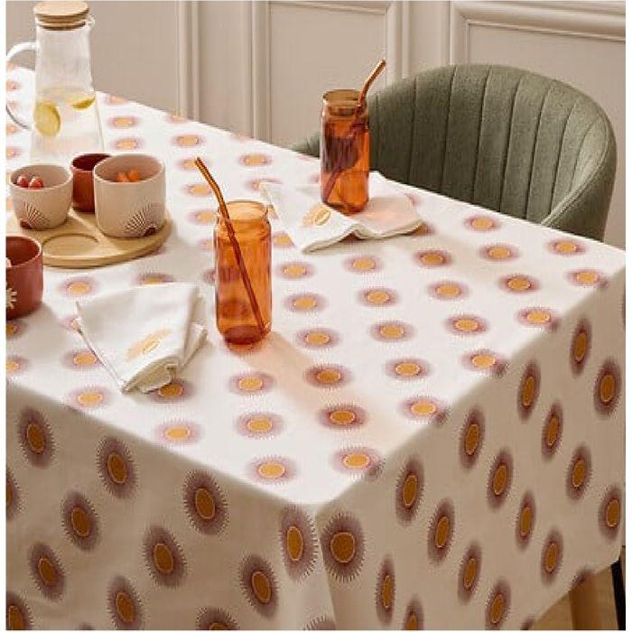 Nappe en coton 150 x 250 cm Soleil