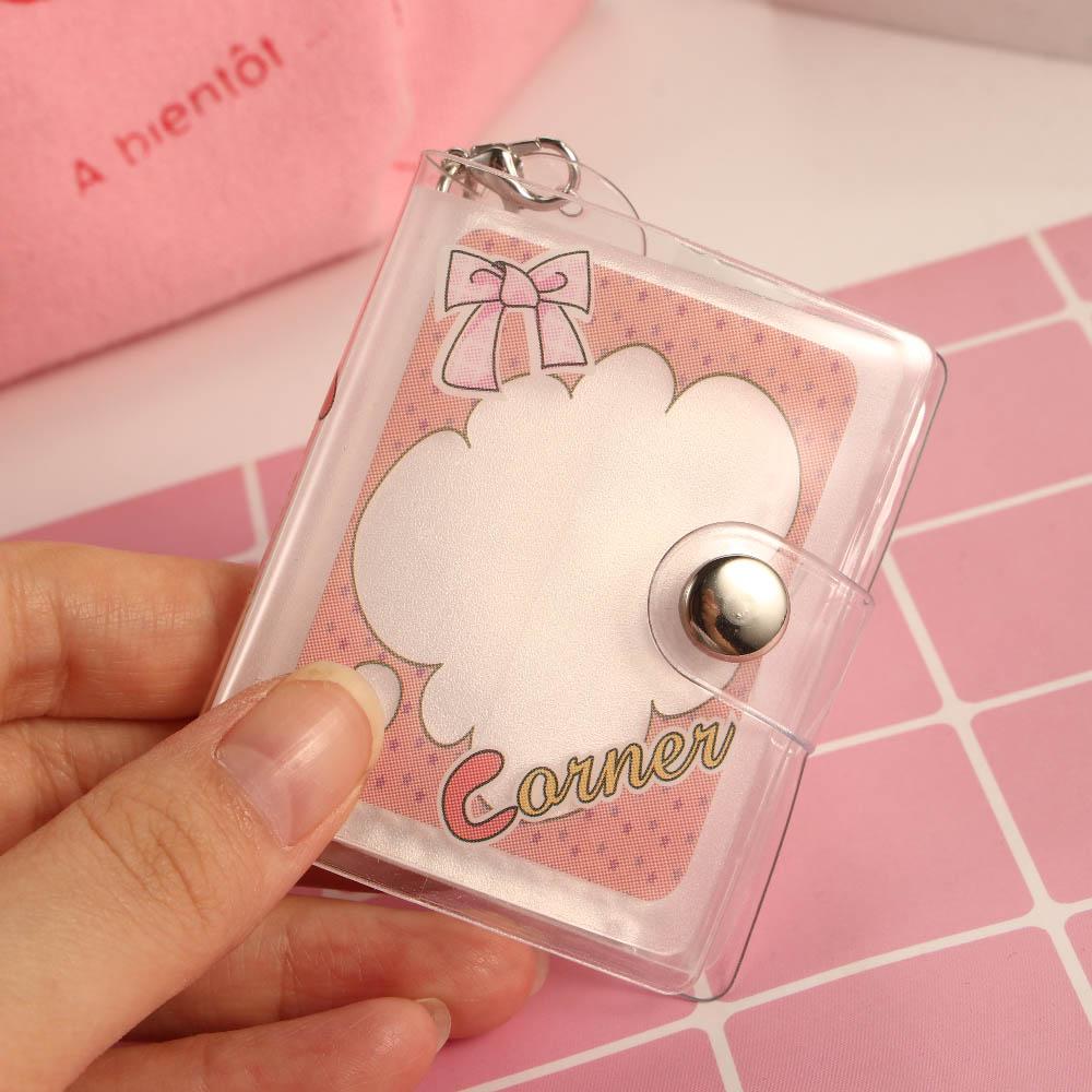 Storage Book Photo Holder Photo Album Keychain Collection Card Holder Card Bag Card Book Keyring