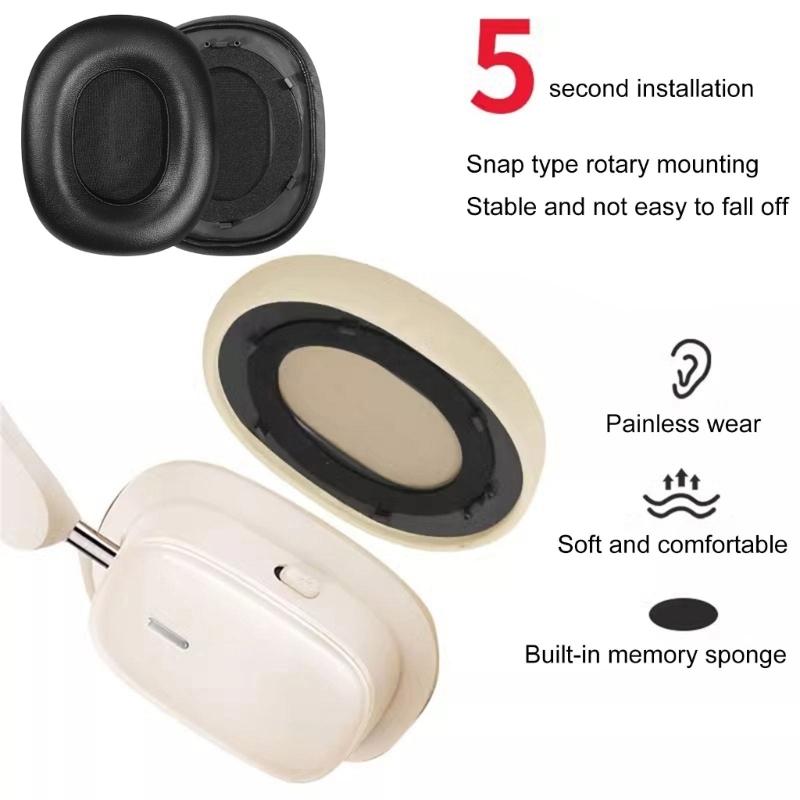 Comfortable Ear Pad for H1i Wireless Office Headsets, Ear Pad Enhances Noise Isolation Foam EarPad Earcups