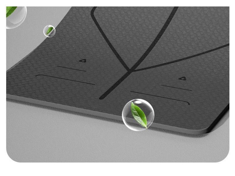 Verdickte und breite Yoga-Fitnessmatte für Herren, geeignet für Zuhause und Studentenwohnheim