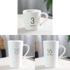 Tasse à café en céramique résistante aux hautes températures, idéale pour le bureau