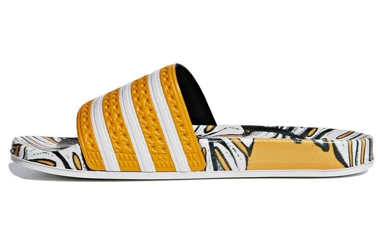 Adilette The Farm Company x Adilette Wmns Adidas Originals Slides  Tropical Print  Women s D96682 36⅔