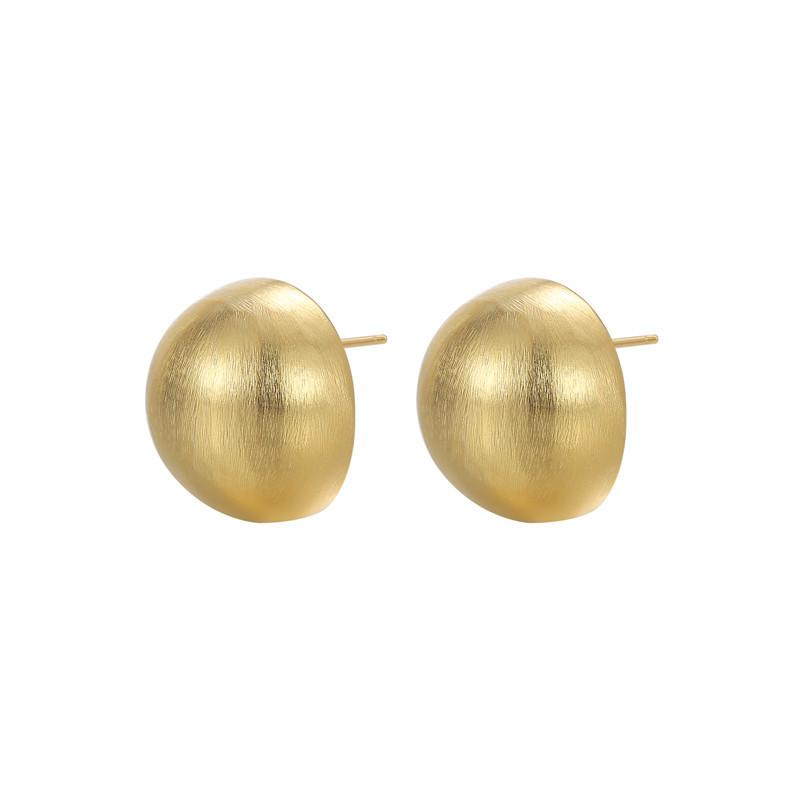 Simple Square Geometric Hollow Metal Earrings 2025 New Women's Fashion Niche Design Ear Buckle Earrings