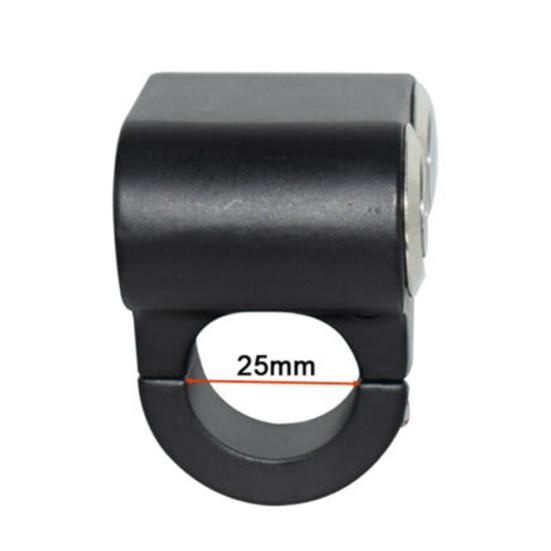 25-mm-Motorrad-Lenker-Hand-Return-Taste LED-Licht-Lampen-Steuerschalter