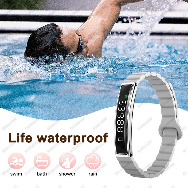 New Sport Smart Bracelet Sleep Monitor Waterproof Health Monitor Pedometer Heart Rate Fitness Track Smart Watches Men Women
