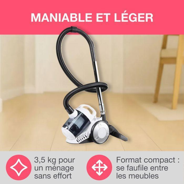 Aspirateur traîneau sans sac - OCEANIC - VC10WBAX2 - 19000 Pa - 80 dB