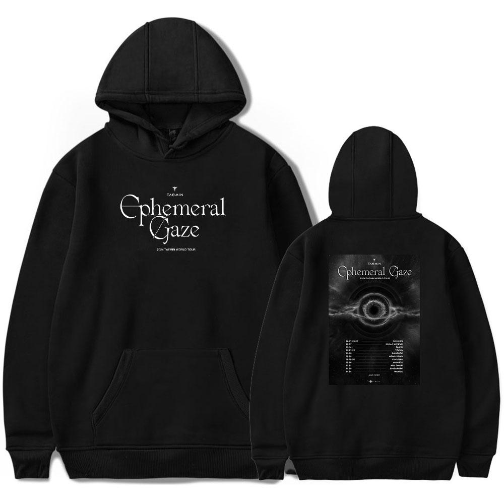 Taemin Ephemeral Gaze Printed Sweatshirt Outdoor Sport Cosplay Pullovers Hoodie Cosplay Costume