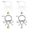 Heart Pendant Choker Alloy Material Chain Jewelry Party Jewelry Jewelry Gift