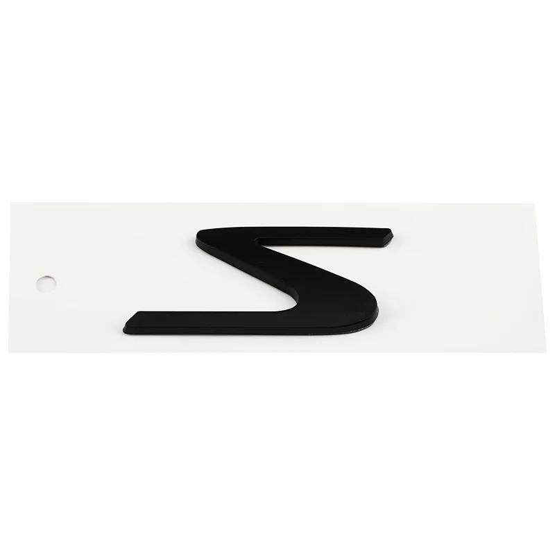 Car S Logo Trunk Body Badge Emblem Decals Sticker For Modena Levante Quattroporte Ghibli Granturismo Trofeo Accessories