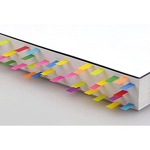 Post-it Film Sticky Notes Heading 5 Colors 44 X 12 Mm 20 Sheets X 5 Pads 688NEH