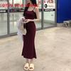 Summer Sleeveless Bodycon Dress With Spliced Pattern For Casual Party Wear