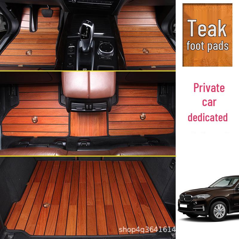 Teak Wood Floor Mats for Volkswagen: Magotan, Jetta, Lavida, Lamando, Passat