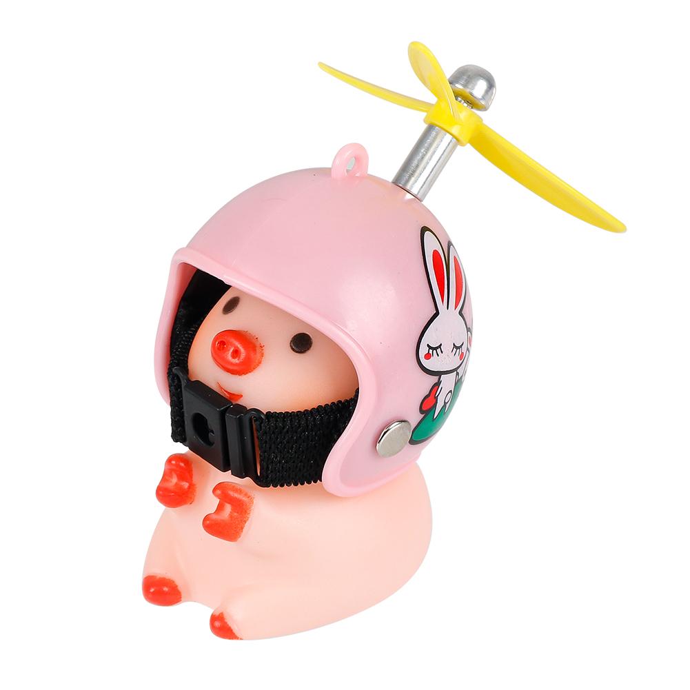 Cute Little Yellow Duck Car Interior Accessories Mtb Bike Cycling Motorcycle Helmet Riding Auto For VW Bmw Benz Tesla Parts