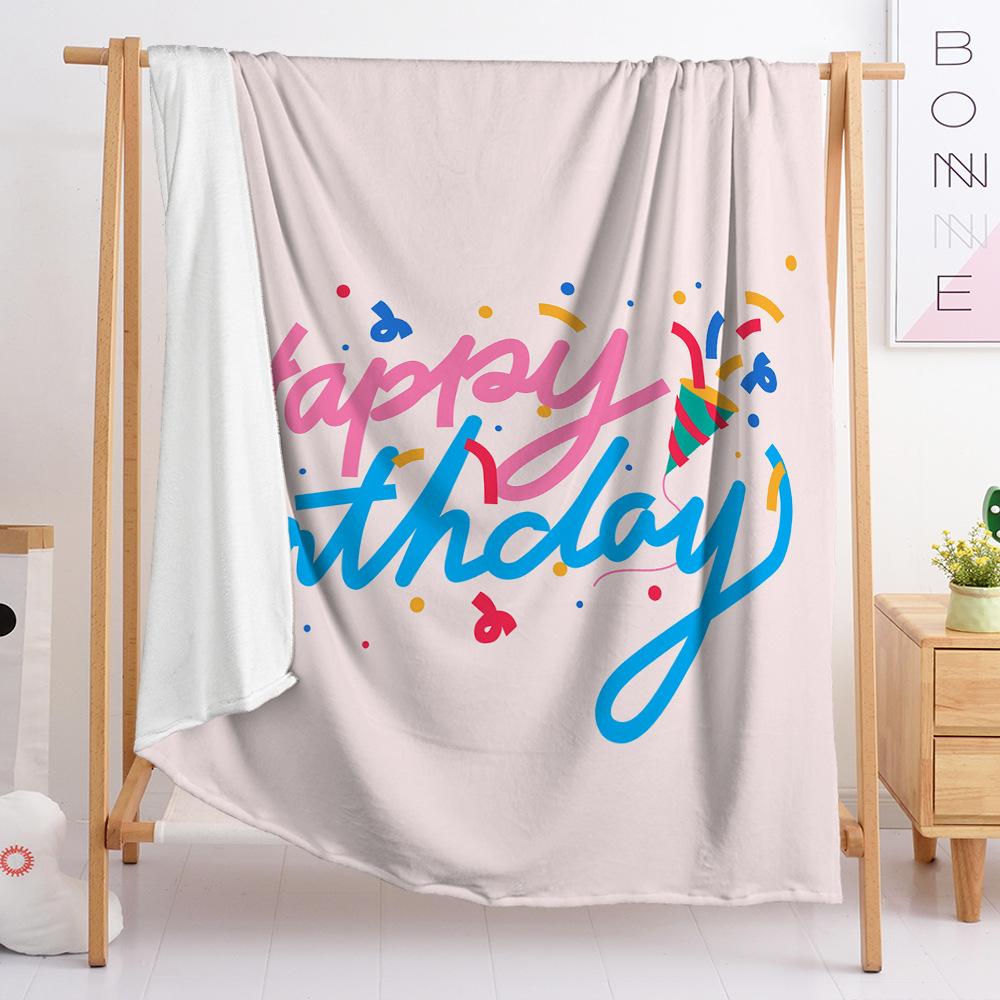 3D Digital Printing Flannel Blanket Flannel Blanket Autumn Spring Autumn