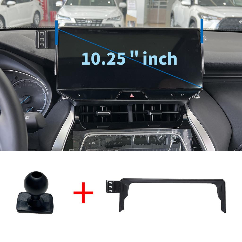 for Toyota Harrier Venza -2024 XU80 Phone Holder Screen Fixed Navigation Bracket Base Wireless Charging Accessories