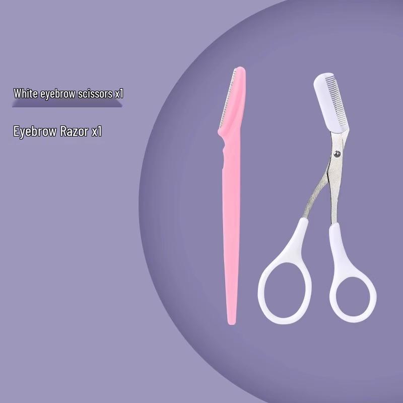 2025 New Folding Eyebrow Razor - Safe & Beginner-Friendly, Unisex Shaving Blade Full Set