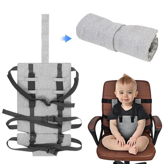 Baby High Chair Safety Belt Portable Foldable Feeding Seat Strap Adjustable