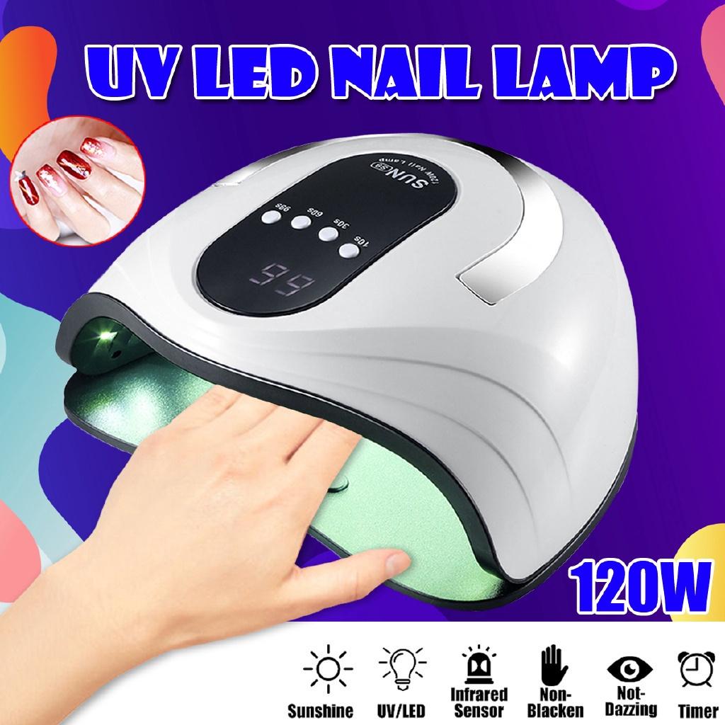 LED Nail Lamp with 42 Pcs Leds For Manicure Gel Nail Dryer Drying Nail Polish Lamp Manicure Tools 120W