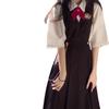Japanisches JK Uniform Kleid Set: Authentischer langer Brustschutzrock für junge Damen von Hu Mu Tao