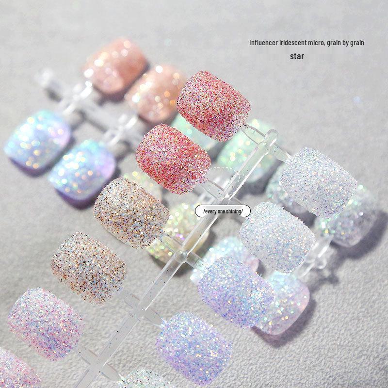 Aurora Iridescent Nail Art Crystal Diamond Powder Glitter