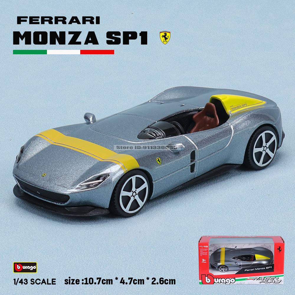 Bburago 1:43 Multiple styles Ferrari Purosangue sp2 488GTB 250GTO SF90 ROMA alloy luxury car die-casting car model toy gift