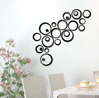 Set Of 24 Acrylic Mirrors Patterns Decoration 264
