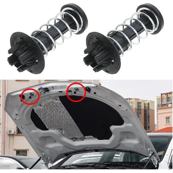 2Pcs Hood Catch Spring Safety Engine Hood Spring Compatible With 2008-2015 M-Ercedes W204 W212 X204 C300 C350 A2048800227
