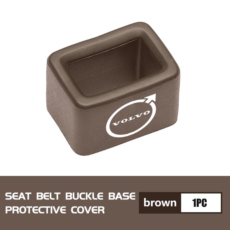 Awqtn1 Car Seat Belt Buckle Protection Anti-Scratch Cover Cushion Auto Accessories For Volvo XC60 XC90 S60 S80 V60 C70 S40 C30 V90 V60