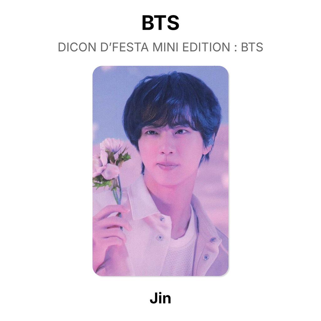 BTS DICON D’FESTA MINI EDITION : BTS Official Photocard